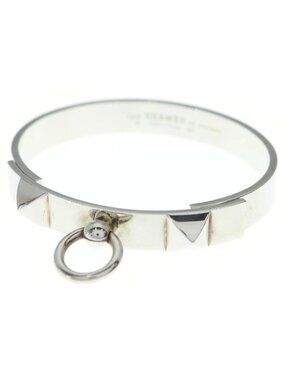 Hermes Collier de Chien Bracelet Silver